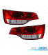 FANALI AUDI Q7 05-09 LED ROSSO CROMATO