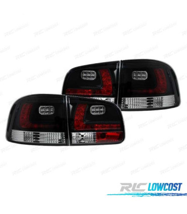 FANALI VOLKSWAGEN VW TOUAREG 02-10 LED SFONDO NERO