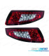 FANALI PORSCHE 997 04-08 LED ROSSO CROMATO