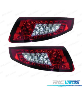 FANALI PORSCHE 997 04-08 LED ROSSO CROMATO