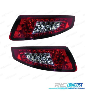 FANALI PORSCHE 997 04-08 LED ROSSO AFFUMICATO