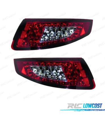 FANALI PORSCHE 997 04-08 LED ROSSO AFFUMICATO