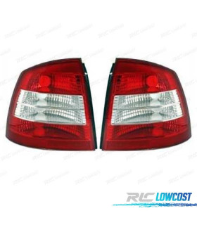 FANALI PER OPEL ASTRA G 3P 5P 97-04 LED ROSSO CROMATO