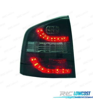 FANALI SKODA OCTAVIA KOMBI 05-13 LED SFONDO NERO