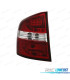 FANALI SKODA OCTAVIA KOMBI 05-13 LED ROSSO CROMATO
