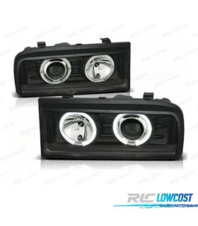 FARI VOLKSWAGEN VW CORRADO 88-95 ANGEL EYES CCFL FONDO NERO