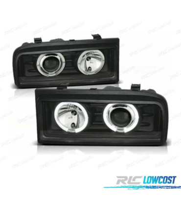 FARI VOLKSWAGEN VW CORRADO 88-95 ANGEL EYES CCFL FONDO NERO