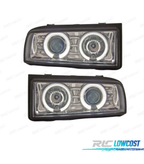 FARI VOLKSWAGEN VW CORRADO 88-95 ANGEL EYES CCFL FONDO CROMATO