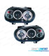 FARI PER VOLKSWAGEN VW GOLF 4 CCFL ANGEL EYES FONDO NERO 97-03