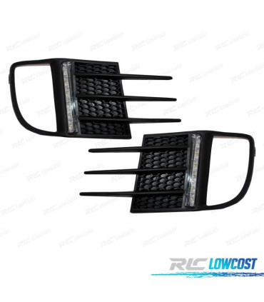LUCE DIURNA VOLKSWAGEN VW GOLF 6 MKVI 08-12 GRIGLIE ANTIABBAGLIO