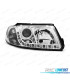FARI VOLKSWAGEN VW PASSAT 3BG 00-05 LUCE DIURNA FONDO CROMATO