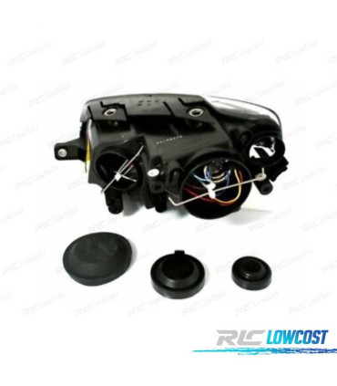 FARI VOLKSWAGEN VW PASSAT 3C 05-10 ANGEL EYES FONDO NERO