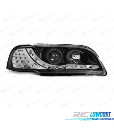 FARI VOLVO S40 96-00 LUCE DIURNA FONDO NERO