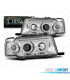 FARI PER AUDI 80 91-94 ANGEL EYES FONDO CROMATO