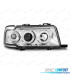 FARI PER AUDI 80 91-94 ANGEL EYES FONDO CROMATO
