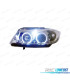 FARI BMW E90 91 05-08 OCCHI ANGELI FONDO CROMATO