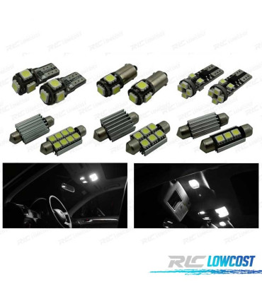 KIT 17 LAMPADE LED INTERNE PER AUDI Q3 QUATTRO 2011-2015