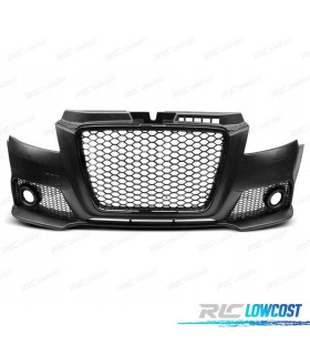 PARAURTI ANTERIORE PER AUDI A3 8P 08-12 LOOK RS3 NERO SRA