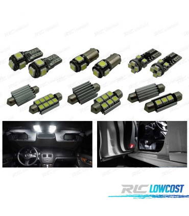KIT 15 LAMPADE LED INTERNE PER MERCEDES CLASSE C S205 STATION WAGON C160 C180 C200 C220 C250 C300 C350 C400 C450 2