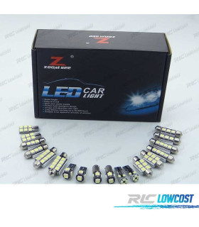KIT 20 LAMPADE LED INTERNE PER MERCEDES CLASSE C W204 C200 C220 C230 C250 C280 C300 C350 C63 AMG 08-14
