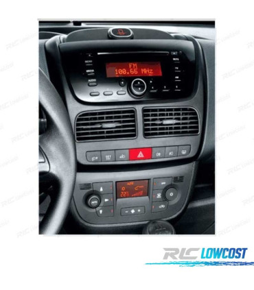 CORNICE NERA RADIO 2-DIN PER FIAT DOBLO OPEL COMBO TOUR