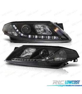 FARI RENAULT LAGUNA 01-05 LUCE DIURNA A LED FONDO NERO