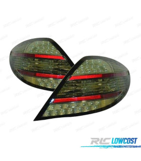 FANALI MERCEDES CLASSE SLK R171 04-11 LED FONDO CROMATO