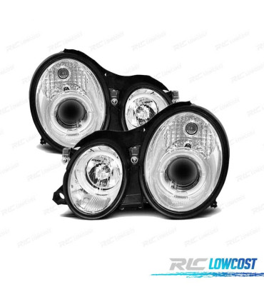 FARI MERCEDES CLASSE CLK W208 98-02 ANGEL EYES CCFL FONDO CROMATO