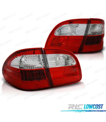 FANALI MERCEDES CLASSE E W211 SW 02-06 LED ROSSO CROMATO