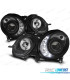 FARI MERCEDES CLASSE E W211 02-06 LUCE DIURNA SFONDO NERO