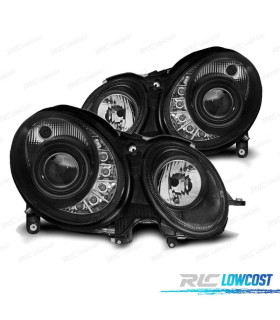 FARI MERCEDES W211 06-09 LUCE DIURNA FONDO NERO