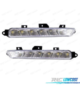 KIT LUCE DIURNA W 221 OMLOGATA MERCEDES AMG CROMO