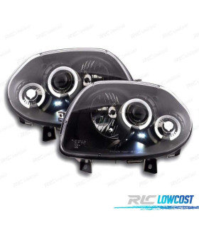 FARI PER RENAULT CLIO 98-01 ANGEL EYES FONDO NERO
