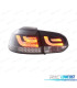 FANALI VOLKSWAGEN VW GOLF 6 08-12 A LED FONDO NERO CROMATO