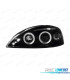 FARI PER OPEL CORSA C 00-06 ANGEL EYES LED FONDO NERO