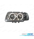 FARI PER VOLKSWAGEN VW POLO 6N 94-99 ANGEL EYES FONDO CROMATO MAN.