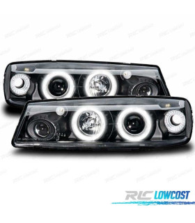 FARI OPEL CALIBRA 90-98 ANGEL EYES CCFL SFONDO NERO