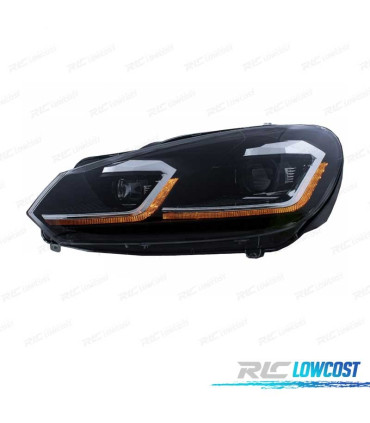 FARI VOLKSWAGEN VW GOLF 6 08-13 LOOK ARGENTO GOLF 7 DINAMICI