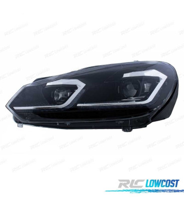 FARI VOLKSWAGEN VW GOLF 6 08-13 LOOK ARGENTO GOLF 7 DINAMICI