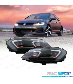 FARI VOLKSWAGEN VW GOLF 7.5 17-19 FULL LED DINAMICI LOOK GTI