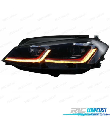 FARI VOLKSWAGEN VW GOLF 7.5 17-19 FULL LED DINAMICI LOOK GTI