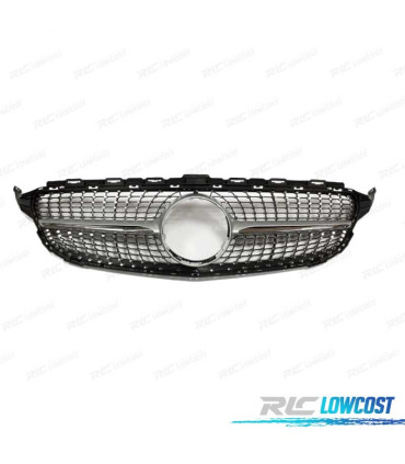 GRIGLIA MERCEDES W205 AMG 14-18 LOOK DIAMOND SILVER