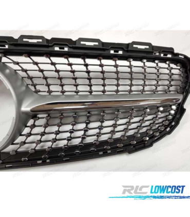 GRIGLIA MERCEDES W205 AMG 14-18 LOOK DIAMOND SILVER