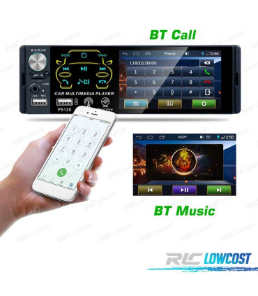 RADIO 4.1" UNIVERSALE 1DIN SCHERMO TOUCHSCREEN