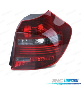 FANALE DX BMW E81 E87 LCI 07-11 ROSSO AFFUMICATO