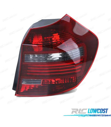 FANALE DX BMW E81 E87 LCI 07-11 ROSSO AFFUMICATO
