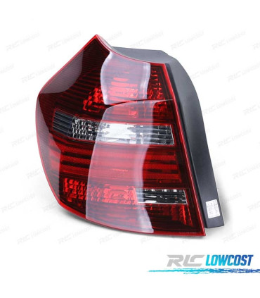 FANALI BMW E81 E87 LCI 07-11 ROSSO AFFUMICATO