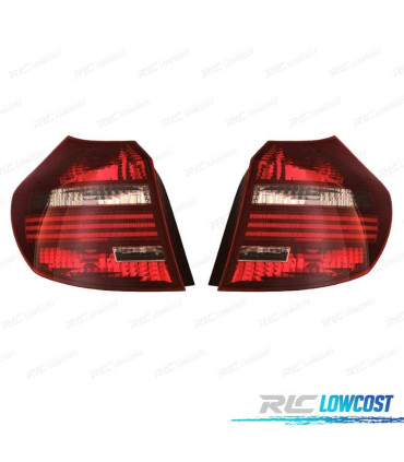 FANALI BMW E87 E81 ROSSO AFFUMICATO
