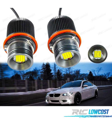 LAMPADE H6W 80W OCCHI ANGEL LED FARI XENON PER BMW E39 E53 E65 E66 E63 E64 E87 E60 E61 E83