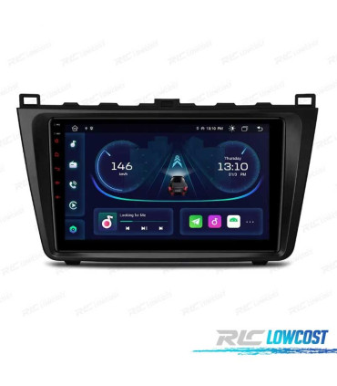RADIO GPS ANDROID 12 PER MAZDA 6 08-12 9"